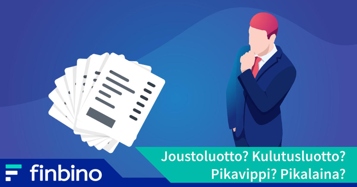 Mitä eroa on pikavipillä, pikalainalla ja kulutusluotolla? 