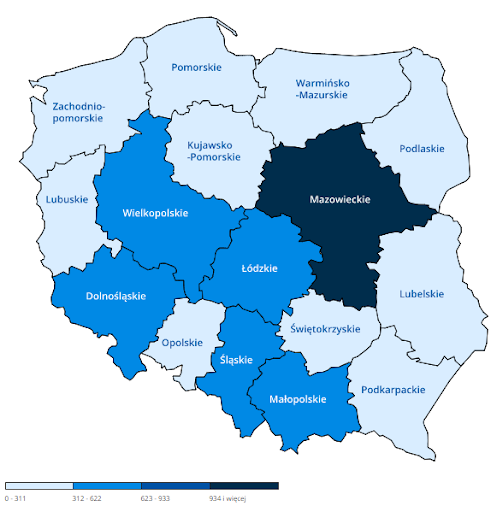 Mapa zarażeń koronawirusem (SARS-CoV-2)